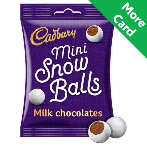 Cadbury Mini Snowballs Milk Chocolate Bag 