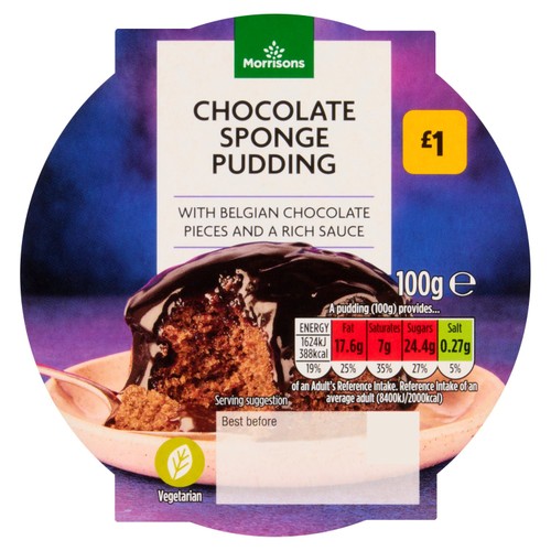 Morrisons Chocolate Sponge 100G