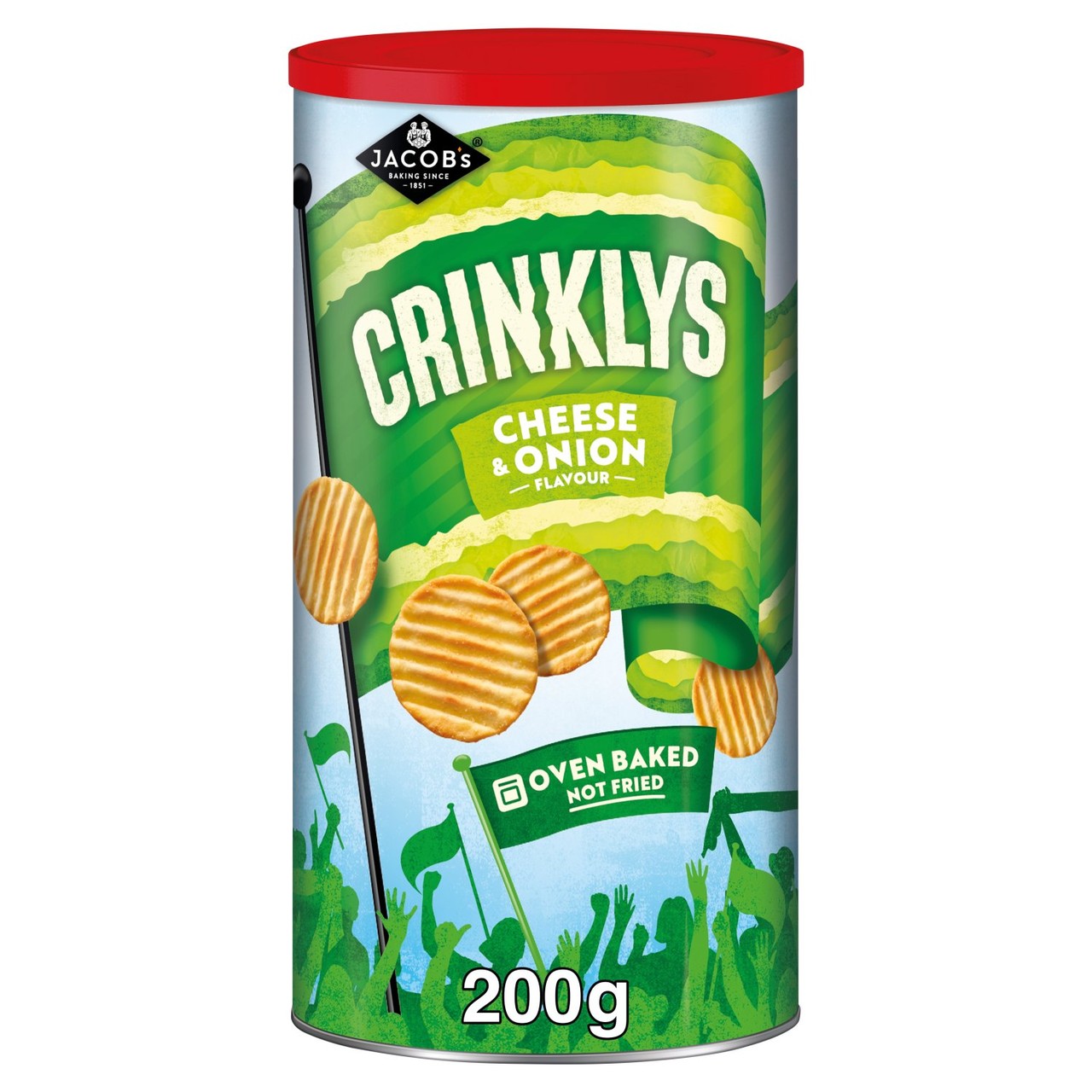 Jacob's Crinklys Cheese & Onion 200g