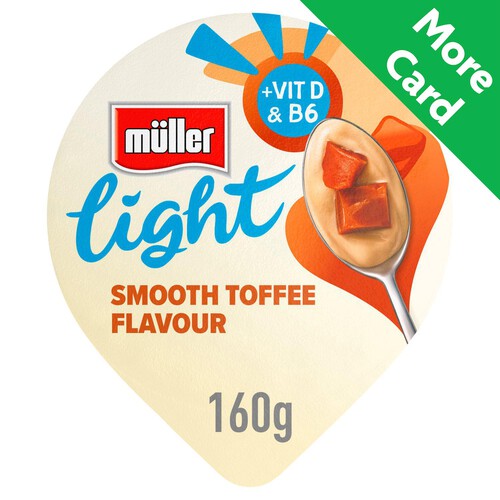 Muller Light Toffee Fat Free Yogurt 