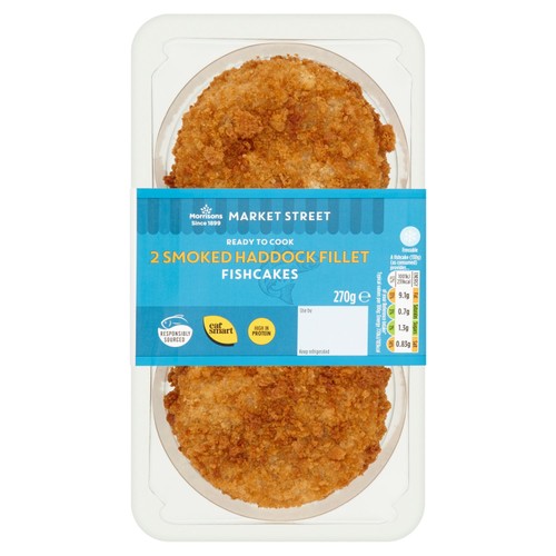 Morrisons smoked haddock fillet fishcakes