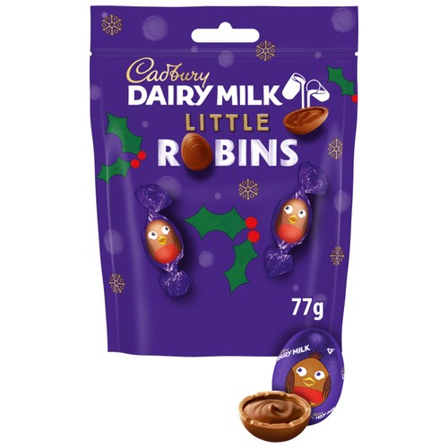 Cadbury Dairy Milk Christmas Little Robins Bag 77g