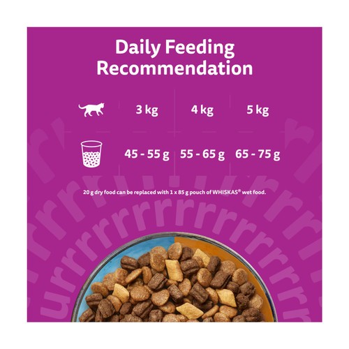Whiskas 1+ Cat Complete Dry Duo Surf & Turf 1.9kg