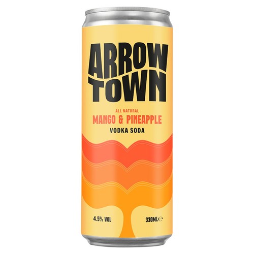 Arrowtown Drinks Vodka Soda Mango & Pineapple 330ml