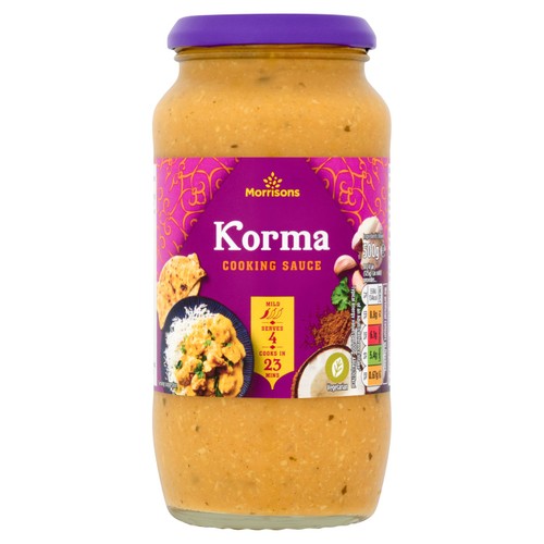Morrisons korma sauce