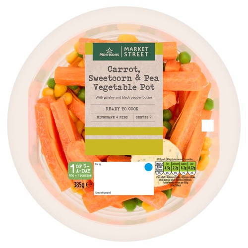 Morrisons Carrot, Sweetcorn And Peas 385g