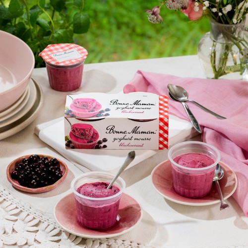 Bonne Maman Blackcurrant Mousse Dessert 