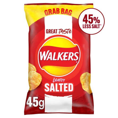 Walkers 45% Less Salt Salted Crisps