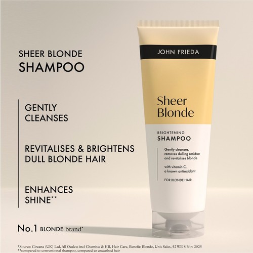 John Frieda Sheer Blonde Brightening Shampoo