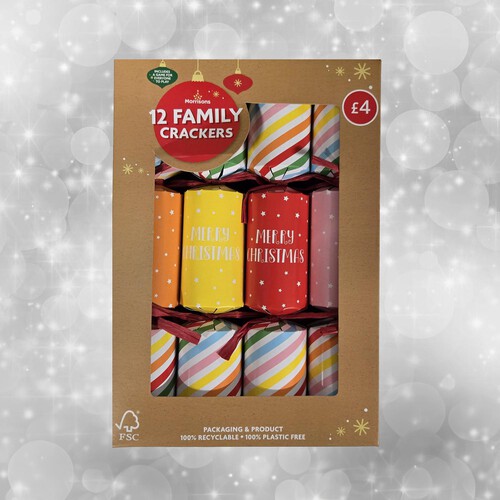 Morrisons Multi Coloured Family Crackers