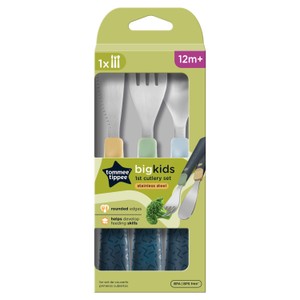 Tommee Tippee Big Kids 1st Cutlery Set 12M+