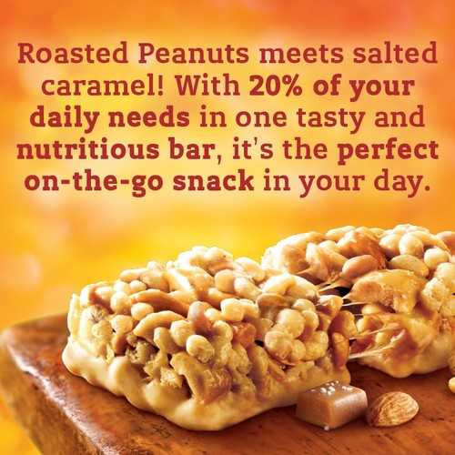 Nature Valley Protein Salted Caramel Nut Cereal Bars 4 x 40g