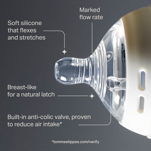 Tommee Tippee Closer To Nature Easivent Medium Flow Teats