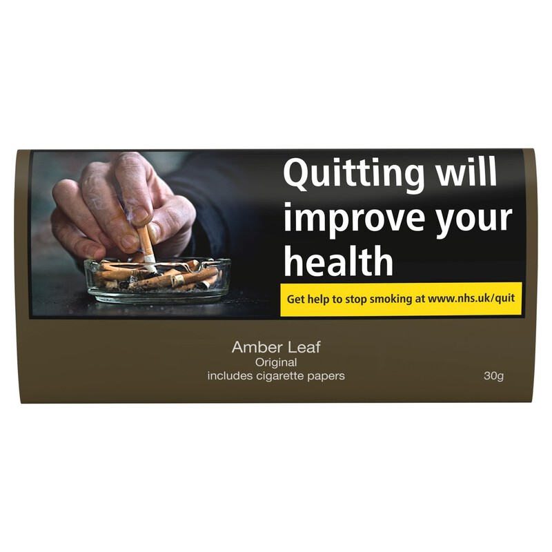 Amber Leaf Original Includes Cigarette Papers Morrisons Online