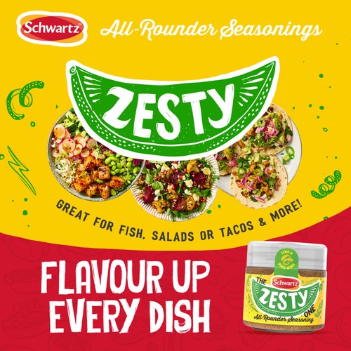 Schwartz All Rounder Zesty Seasoning 100g