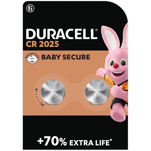 Duracell Lithium Coin 2025 Batteries 3V (CR2025 / DL2025)