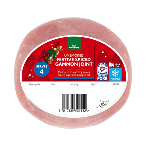 Morrisons Festive Spiced Gammon Joint 1kg
