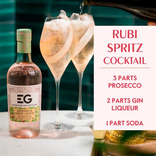 Edinburgh Gin Rhubarb & Ginger Liqueur