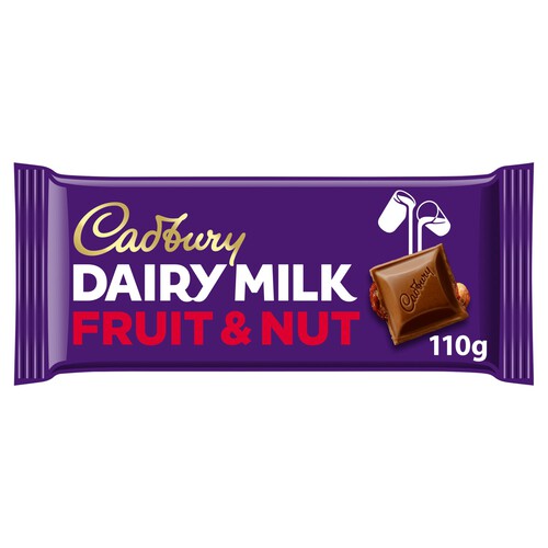 Cadbury Dairy Milk Chocolate Fruit & Nut Bar