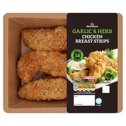 Morrisons Garlic Herb Chicken Strips