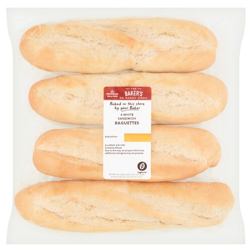 Market Street White Sandwich Baguettes