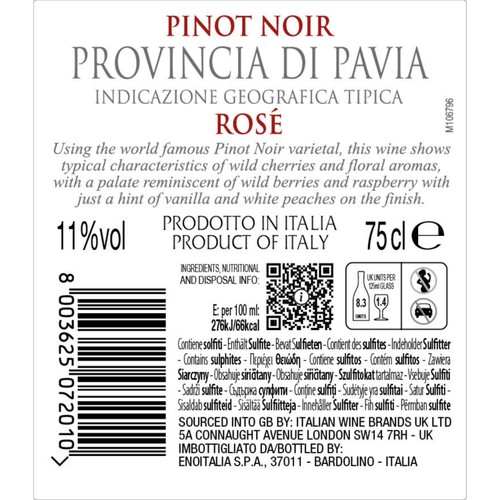 Vitis Nostra Pinot Noir Rose   75cl