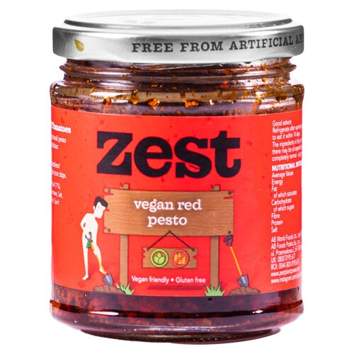 Zest Vegan Red Pesto 