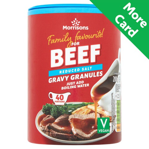 Morrisons Reduced Salt Gravy Granules 