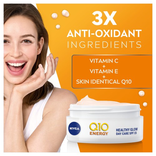 NIVEA Q10 Energy Vitamin C Healthy Glow Day Cream SPF 15 