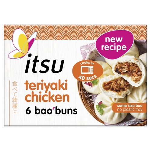 Itsu 6 Teriyaki Chicken Bao Buns