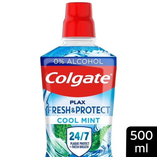 Colgate Plax Cool Mint Mouthwash Alcohol Free 