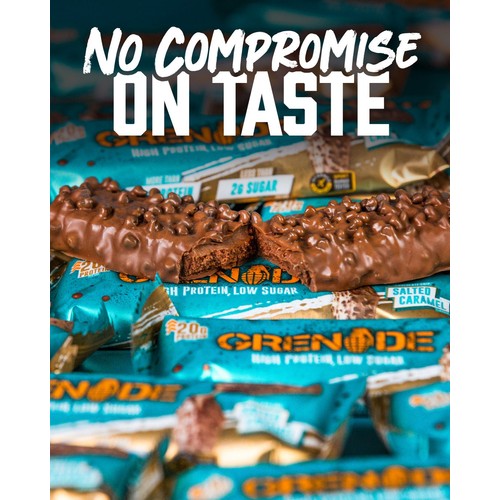 Grenade Protein Bar Chocolate Chip Salted Caramel Flavour 60g