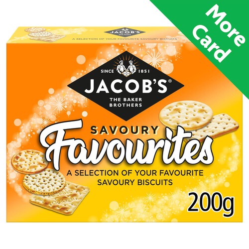 Jacob's Savoury Favourites Crackers Assortment