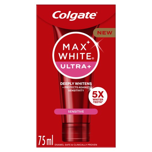 Colgate Max White Ultra Plus Sensitive Teeth Whitening Toothpaste