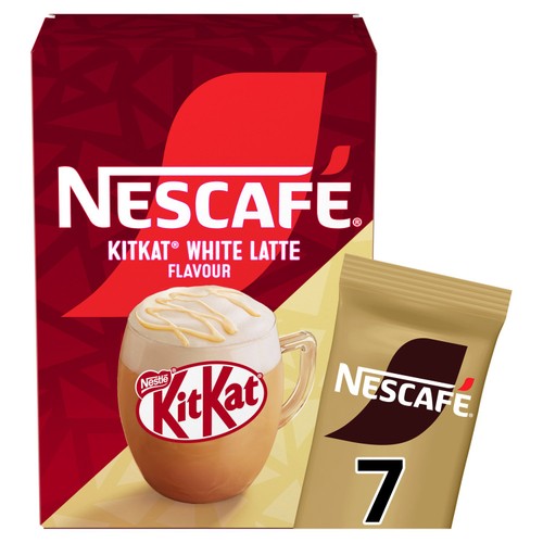 Nescafe Kitkat White Latte Coffee 7 Sachets 140G