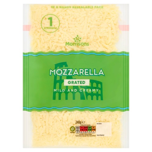 Morrisons grated mozzarella