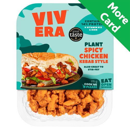 Vivera Plant Spicy Chicken Kebab Style