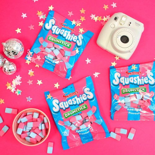Swizzels Drumstick Squashies Bubblegum Flavour 140g