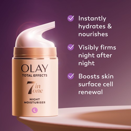 Olay Total Effects 7 In One Night Moisturiser Cream 50ml