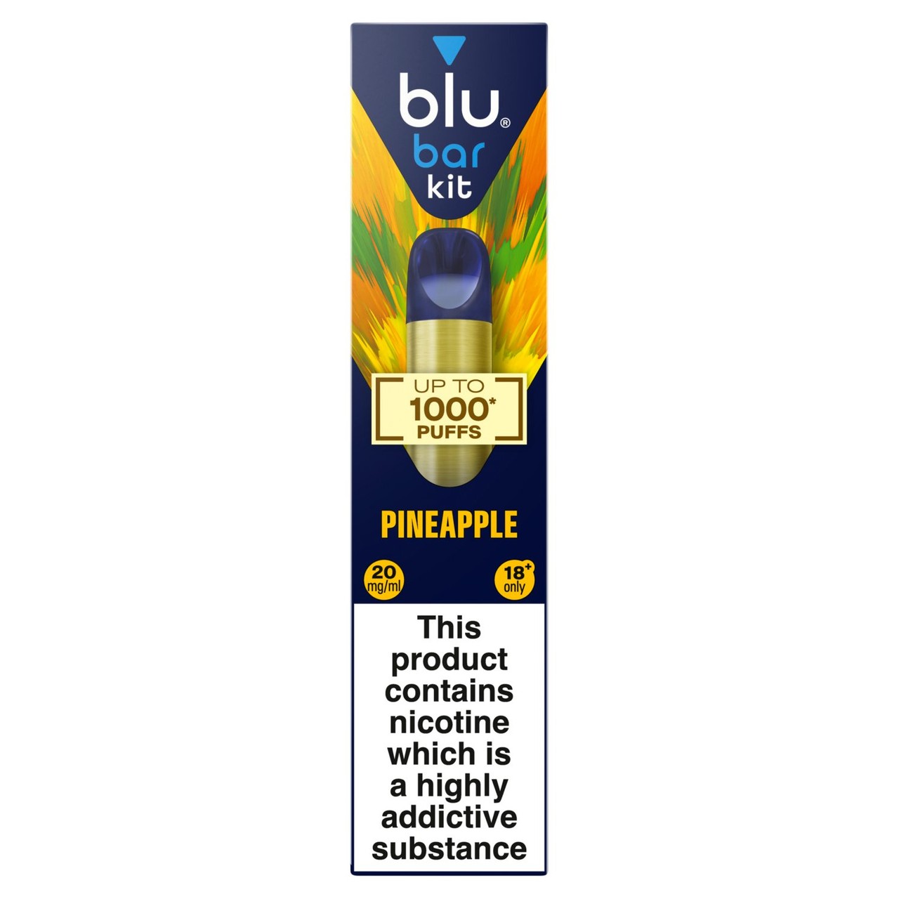 Blu Bar Pod Kit Pineapple 20mg