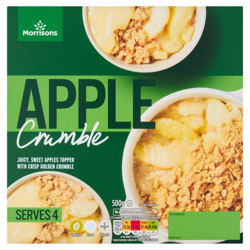 Morrisons apple crumble
