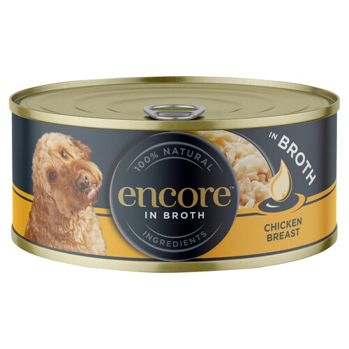 Encore Dog Tin  Chicken Breast in Broth