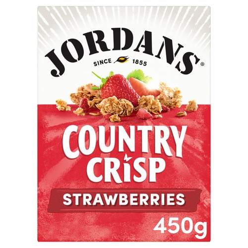 Jordans Country Crisp Sun-Ripe Strawberry Breakfast Cereal   450g