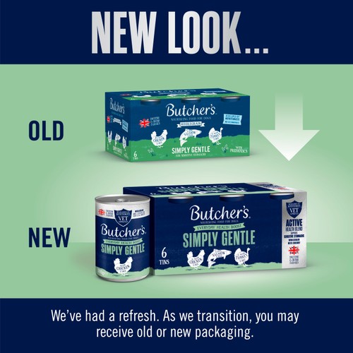 Butcher's Wholegrain Simply Gentle Dog Food Tins Variety Pack