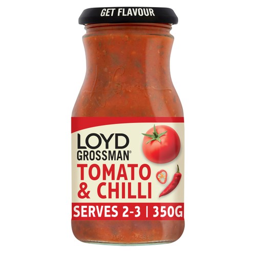 Loyd Grossman Tomato & Chilli Pasta Sauce 350g