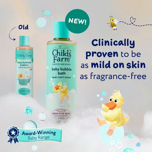 Childs Farm Baby Bedtime Bubbles Tangerine 250ml
