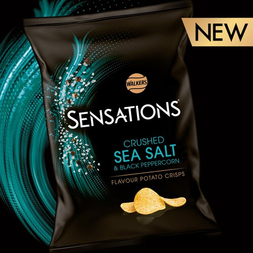 Walkers Sensations Salt & Black Peppercorn Sharing Crisps 