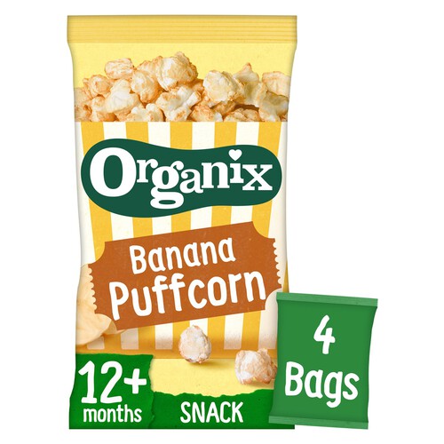  Organix Banana Puffcorn 12+ Months 