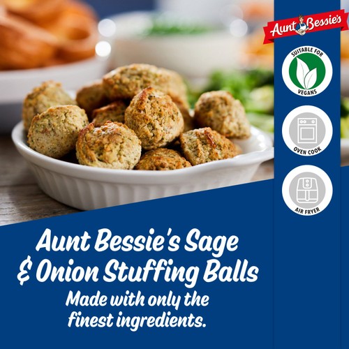 Aunt Bessie's 10 Sage & Onion Stuffing Balls 260g