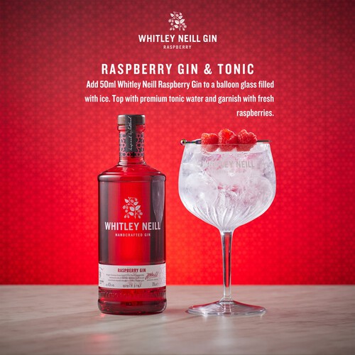 Whitley Neill Handcrafted Dry Gin Raspberry Gin (Abv 43%)